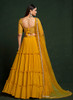 Beautiful Yellow Sequence Embroidered Festive Lehenga Choli851