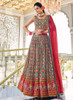 Beautiful Green And Red Digital Printed Lehenga Choli And Dupatta970