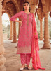 Beautiful Pink Handwork Embroidery Traditional Pant Style Suit1169