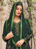 Beautiful Dark Green Multi Embroidered Traditional Punjabi Style Suit1176