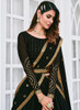 Beautiful Black Sequence Embroidery Georgette Lehenga Choli1330