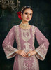 Beautiful Mauve Purple Embroidery Palazzo Style Suit1350