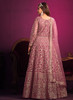 Beautiful Rich Pink Embroidery Festive Anarkali Suit1403