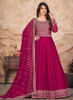 Beautiful Pink Sequence Embroidered Silk Anarkali Suit1404