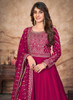 Beautiful Pink Sequence Embroidered Silk Anarkali Suit1404