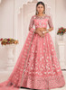 Beautiful Deep Pink Traditional Embroidered Wedding Lehenga Choli1467