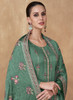Beautiful Green Sequence Embroidery Salwar Kameez1499