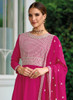 Beautiful Pink Sequence Embroidery Peplum Lehenga Kurti1553