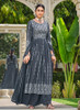 Beautiful Grey Sequence Embroidery Festive Palazzo Suit1556