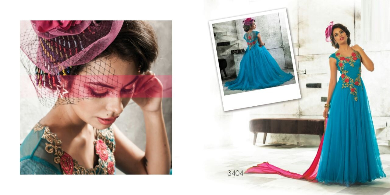 Elegant Red Designer Tapeta Silk O-neck Ball Gown - FunkyTradition