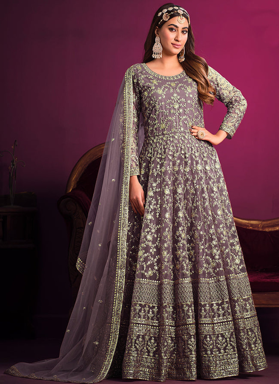 Heavenly Baby Pink Colored Designer Gown, Anarkali salwar kameez | online  shopping | Anarkali dresses online