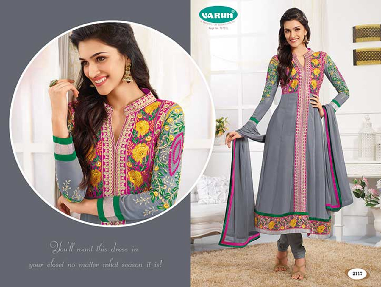 Grey Color Raw Silk Floor Length Anarkali Salwar Suit, #girlsanarkalisuits  #girlssalwarsuits #ind… | Pretty dresses for kids, Kids dress wear, Kids  designer dresses