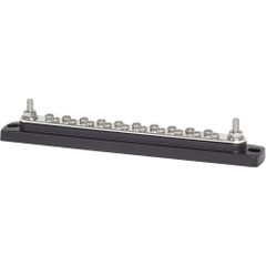 Blue Sea 2302, 150 Ampere Common BusBar 20 x 8-32 Screw Terminal [2302]