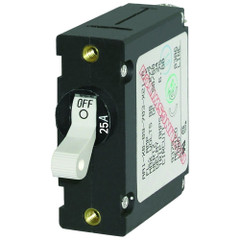 Blue Sea 7218 AC \/ DC Single Pole Magnetic World Circuit Breaker  -  25 Amp [7218]