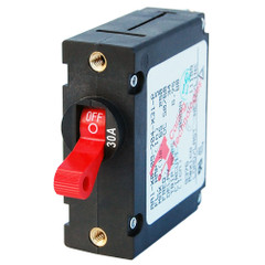 Blue Sea 7221 AC \/ DC Single Pole Magnetic World Circuit Breaker  -  30 Amp [7221]