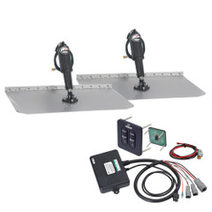 Lenco 12" x 30" Standard Trim Tab Kit w\/Standard Tactile Switch Kit 12V [TT12X30]