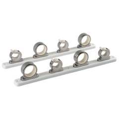 TACO 4-Rod Hanger w\/Poly Rack - Polished Stainless Steel [F16-2752-1]