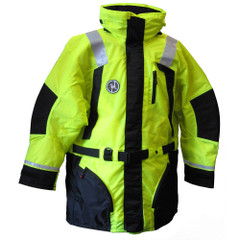 First Watch Hi-Vis Flotation Coat - Hi-Vis Yellow\/Black - Small [AC-1100-HV-S]