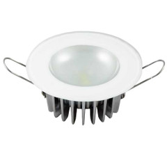 Lumitec Mirage - Flush Mount Down Light - Glass Finish\/No Bezel - 2-Color White\/Blue Dimming [113191]