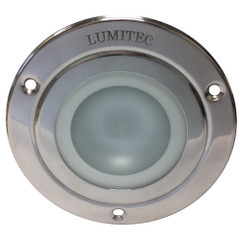 Lumitec Shadow - Flush Mount Down Light - Polished SS Finish - White Non Dimming [114113]