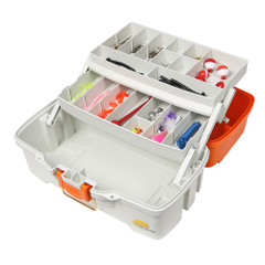 Plano Ready Set Fish Two-Tray Tackle Box - Orange\/Tan [620210]