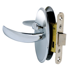 Southco Compact Swing Door Latch - Chrome - Non-Locking [MC-04-123-10]