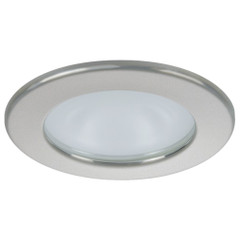 Quick Kai XP Downlight LED - 4W, IP66, Spring Mounted - Round Satin Bezel, Round Warm White Light [FAMP2492S02CA00]