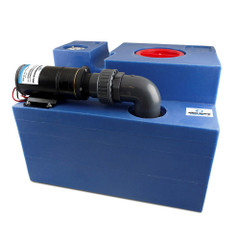 Albin Pump 12 Gallon (47L) Waste Water Tank CPL Macerator - 12V [03-02-009]