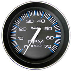 Faria 4" Tachometer (7000 RPM) (All Outboard) Coral w\/Stainless Steel Bezel [33005]