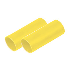 Ancor Battery Cable Adhesive Lined Heavy Wall Battery Cable Tubing (BCT) - 1" x 6" - Yellow - 2 Pieces [327906]