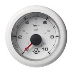 VDO OceanLink Engine Oil Pressure 10 bar \/ 150 psi White Dial  Bezel [A2C1066010001]
