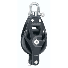 Harken 60mm Single Aluminum Element Block w\/Swivel  Becket [6261]