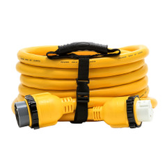 Camco 50 Amp Power Grip Marine Extension Cord - 25 M-Locking\/F-Locking Adapter [55621]