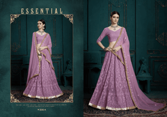 Mauve color Georgette Fabric Lehenga Choli