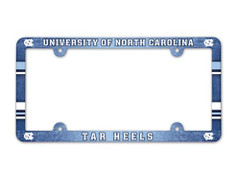 North Carolina Tar Heels License Plate Frame - Full Color