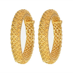 Gold Plated Pair of Kadas