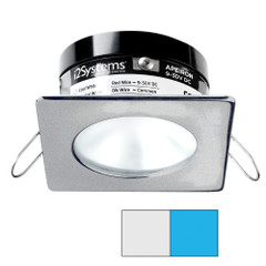 i2Systems Apeiron PRO A503 - 3W Spring Mount Light - Square\/Round - Cool White  Blue - Brushed Nickel Finish [A503-42AAG-E]