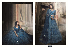 Royal Blue color Art Silk Fabric Lehenga Choli