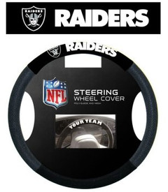 Oakland Raiders Mesh Steering Wheel Cover