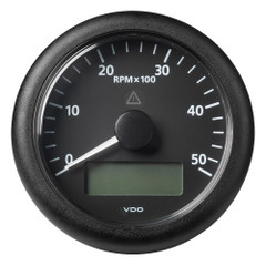 VDO Marine 3-3\/8" (85 mm) ViewLine Tachometer w\/Multi-Function Display - 0 to 5000 RPM - Black Dial  Bezel [A2C59512392]