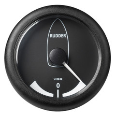 VDO Marine 3-3\/8" (85 mm) ViewLine Rudder Angle Indicator -45\/+45 - 8 to 32V - Black Dial  Bezel [A2C59512410]