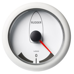 VDO Marine 3-3\/8" (85 mm) ViewLine Rudder Angle Indicator -45\/+45 - 8 to 32V - White Dial  Bezel [A2C59512411]