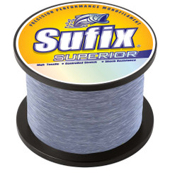 Sufix Superior Smoke Blue Monofilament - 25lb - 2145 yds [646-625]