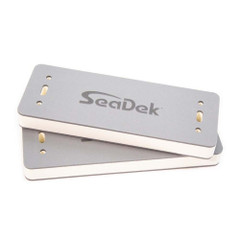 SeaDek 24" x 12" x 2" Flat Fenders Medium 2-Pack Storm Grey\/White [40803]