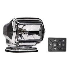 Golight Stryker ST Series Permanent Mount Chrome 12V Halogen w\/Hard Wired Dash Mount Remote [3026ST]