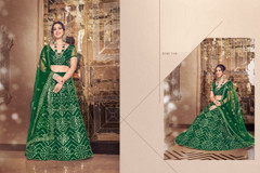 Green color Soft Net Fabric Lehenga Choli