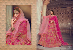 Magenta color Australian Silk Fabric Lehenga Choli