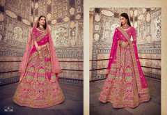 Magenta color Australian Silk Fabric Lehenga Choli