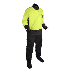 Mustang Sentinel Series Water Rescue Dry Suit - Fluorescent Yellow-Green\/Black - XS Regular [MSD62402-251-XSR-101]
