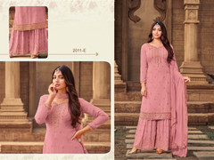 Pink color Georgette Fabric Suit